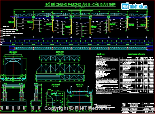 File cad,cầu dầm,bản vẽ cầu,bản vẽ cầu đường,bản dầm cầu trục,cầu dầm cáp hỗn hợp